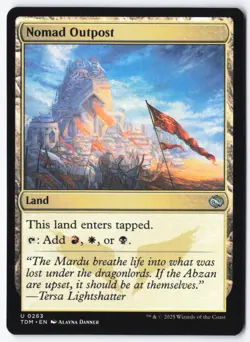 Nomad Outpost U Tarkir: Dragonstorm 263 NM - Image 1