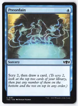 Preordain C Commander: Tarkir: Dragonstorm 161 NM - Image 1