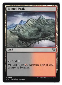 Tainted Peak U Commander: Outlaws of Thunder Junction 327 NM - Image 1