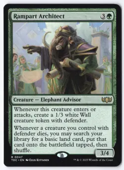 Rampart Architect R Commander: Tarkir: Dragonstorm 47 NM - Image 1