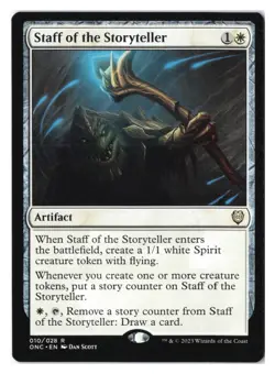 Staff of the Storyteller R Commander: Phyrexia: All Will Be One 10 NM - Image 1