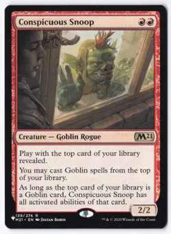 Conspicuous Snoop R The List Reprints 139/274 NM - Image 1