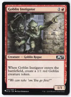 Goblin Instigator C The List Reprints 142/280 NM - Image 1