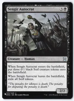 Sengir Autocrat U The List Reprints 105/249 NM - Image 1