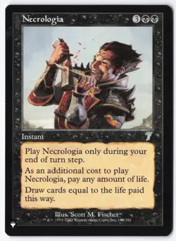 Necrologia U The List Reprints 149/350 NM - Image 1