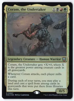 Coram, the Undertaker M Commander: Modern Horizons 3 7 NM - Image 1