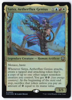 Satya, Aetherflux Genius M Commander: Modern Horizons 3 3 NM - Image 1