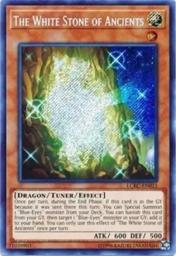 1x The White Stone of Ancients | LCKC-EN011 | SCR | Unlimited | NM | YuGiOh - Image 1