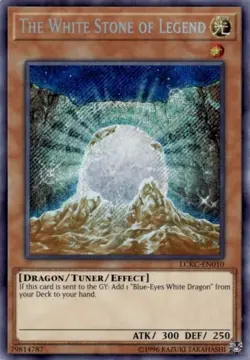 1x The White Stone of Ancients | LCKC-EN011 | SCR | Unlimited | NM | YuGiOh - Image 2