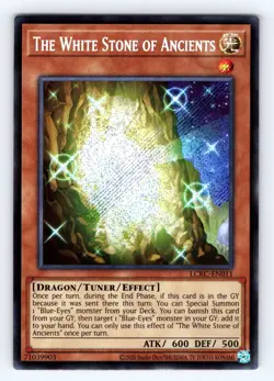 Yugioh The White Stone of Ancients LCKC-EN011 Unlimited Secret Rare Holo - NM 💎 - Image 1