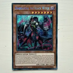 YUGIOH DIABELLSTAR THE BLACK WITCH SECRET RARE RA03-EN032 NM 25th BONANZA - Image 1
