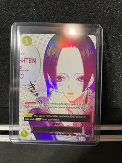 One piece You’ll frighten me Alt art Event Boa Hancock OP14 NM - Image 1