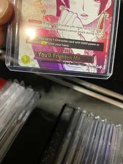 One piece You’ll frighten me Alt art Event Boa Hancock OP14 NM - Image 4