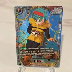 Dragon Ball Super Card Game Fusion World- Bulma FS12-14 Foil Gold - Bandai - Image 1