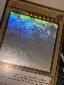 Blue-Eyes White Dragon - Gold Ghost Rare GLD5-EN001 YuGiOh Card LP - Image 3