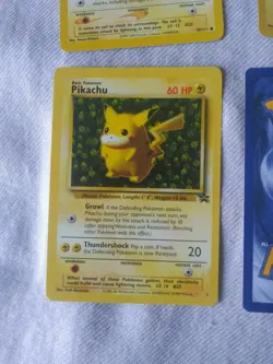 Lot of 4 Pokemon Pikachu cards Promo Base Set Neo Jungle LP Pokemon TCG - Image 5