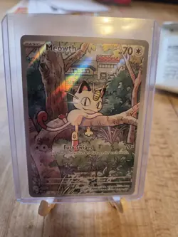 Pokemon TCG Meowth Holo 106/94 Card - Image 1