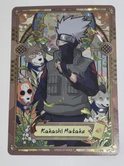 Kakashi Hatake Naruto Kayou English NRSA01-SP-004L5 Heaven Scroll Card - Image 1
