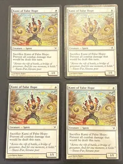 4x Kami of False Hope MtG Magic Betrayers of Kamigawa LP - Image 1