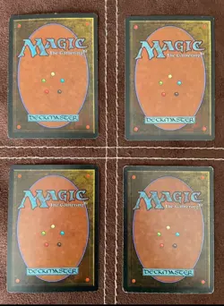 Complete Set of 4 Scrubland's Revised Edition, Dual Land MTG - Image 2