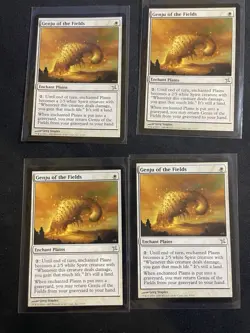 MtG X4 Genju Of The Fields Betrayers Of Kamigawa Magic the Gathering - Image 1
