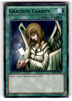 Graceful Charity BP02-EN137 1st Edition Rare Battle Pack 2: War of the Giants LP - Image 1