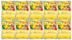 Presale Pikachu 020/M-P Pokemon x McDonald’s Promo Card x10 Japanese Presall H - Image 1