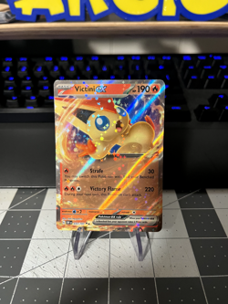 Victini EX 033/197 Double Rare - Obsidian Flames Pokemon Card - NM - Image 1