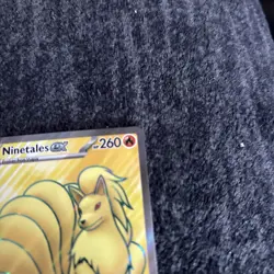 Pokemon TCG Ninetales EX Card 186/165 Full Art 151 Card NM - Image 4