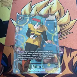 Dragon Ball Super Card Game Bulma FS12-14 Foil (Gold) - Image 1