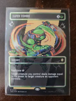 Super Combo MTG Surge FOIL Borderless Teenage Mutant Ninja Turtles - Image 1