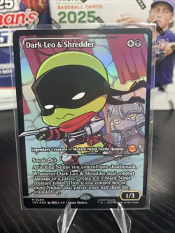 MTG: Teenage Mutant Ninja Turtles - Dark Leo & Shredder #289 - Showcase Foil - Image 1