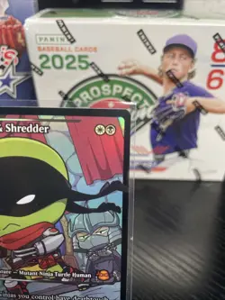 MTG: Teenage Mutant Ninja Turtles - Dark Leo & Shredder #289 - Showcase Foil - Image 3