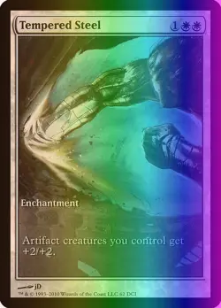 MTG Magic the Gathering Tempered Steel (24/5) Scars of Mirrodin Promos LP FOIL - Image 1