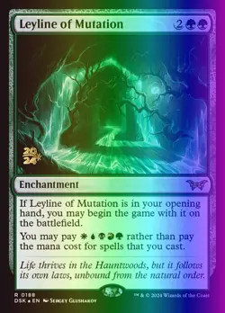 MTG Leyline of Mutation (188s/198) Duskmourn House of Horror Promos LP FOIL - Image 1