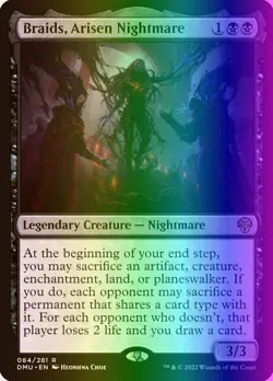 MTG Braids, Arisen Nightmare (84/552) Dominaria United LP FOIL - Image 1