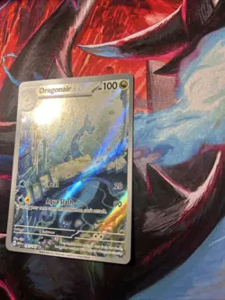 Pokemon TCG Dragonair Scarlet & Violet 151 Illustration Rare Holo Card 181/165 - Image 3