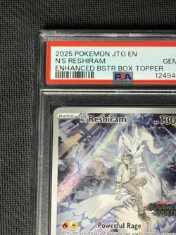 N's Reshiram 167/159 Journey Together Stamped Box Topper PSA 10 - Image 4