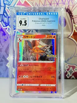 Charizard 010/071 Holo Pokemon GO Japnaese S10b CGC 9.5 GEM MINT - Image 1