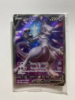 Mewtwo V SWSH229 Pokemon Go ETB Promo SEALED - Image 1
