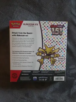 Pokemon TCG: Scarlet & Violet-151 Alakazam ex Collection Booster Box 820650855269 - Image 2