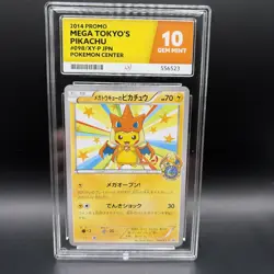 Pokemon Mega Tokyo Pikachu 098/Xy-p Japanese Black Star Promo Zard perfect 10 - Image 1