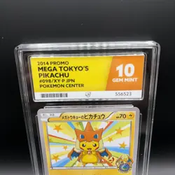 Pokemon Mega Tokyo Pikachu 098/Xy-p Japanese Black Star Promo Zard perfect 10 - Image 4