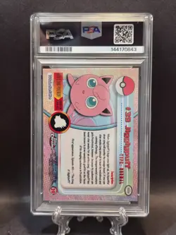 2000 TOPPS CHROME POKEMON T.V. #39 JIGGLYPUFF PSA 10 - Image 2