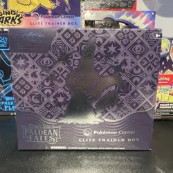 Pokemon Center Exclusive Paldean Fates ETB Elite Trainer Box New Sealed 🔥🔥🔥 - Image 1
