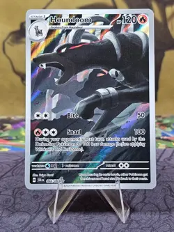 Pokemon TCG Houndoom 066/064 Sv: Shrouded Fable Illustration Rare Holo NM- - Image 1