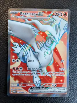 Reshiram ex - 158/086 White Flare (Pokemon) Full Art Ultra Rare - Image 1