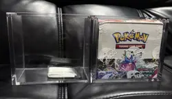 Pokemon Magnetic Booster Box Acrylic Case! Cleaning Cloth Included High Quality. - Image 2