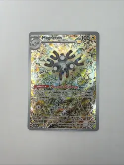 Magneton 159 Pokemon TCG Scarlet & Violet Black Star Promo Full Art Holo - Image 2
