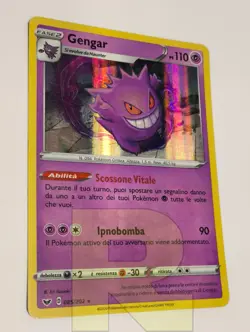 Gengar ® Scudo e Spada 085/202 ® Rara Holo Foil ® Pokemon ® Italiano ® Good+ - Image 2